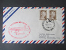 Argentinien 1954 Luftpost. 25 Aniversairio Del Primer Vuelo / Erstflug. Buenos Aires - Miami - Cartas & Documentos