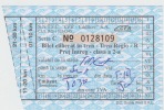 Romania Railway Ticket One Day Regio Train - Europe