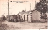 87 - SAINT - LAURENT - SUR -  GORRE : GARE DU TRAMWAY . RARETE ! - Saint Laurent Sur Gorre