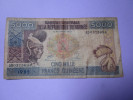 BILLET 5000F GUINEE 1985 SUR BILLET DE 1960 - Guinée