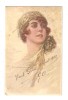 CPA CORBELLA Portrait De Femme Avec Un Turban Vert Chamarré - Corbella, T.