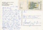 K0479 - Czechoslovakia (1968) Praha 025 (8); Stamp: Prague Castle - St. George's Church (coupon!); Postcard: Krkonose - Lettres & Documents