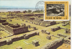 29013- DROBETA TURNU SEVERIN-ROMAN TOWN RUINS, MAXIMUM CARD, 1977, ROMANIA - Arqueología