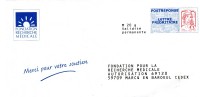 FRANCE PAP Enveloppe Prêt à Poster  Neuve  FONDATION POUR LA RECHERCHE    Marianne De CIAPPA - KAVENA  Prioritaire 20 G - PAP: Antwort/Ciappa-Kavena