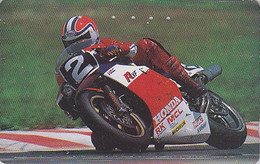 Télécarte JAPON / 110-011 - MOTO HONDA / Michelin Modèle 1 - MOTOR BIKE JAPAN Phonecard - MOTORRAD Telefonkarte - 323 - Motorräder