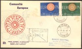 Fdc Europa Italia Chimera 1960 Raccomandata Estera - Other & Unclassified