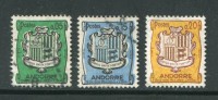 ANDORRE- Y&T N°154- 156- 157- Oblitérés - Used Stamps