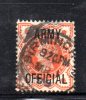 Y442 - GRAN BRETAGNA 1896 , Vittoria SERVIZIO 1/2  Penny  N. 41 Usato. ARMY OFFICIAL - Dienstzegels