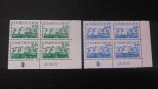 Timbres De Service N° 96/97 Gomme D'Origine En Bloc De 4 Avec Coin Daté  TB - Servizio