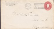 United States Postal Stationery Ganzsache Entier PRIVATE Print NEW YORK MILLING Co, NEW YORK STA. P. 1903 (2 Scans) - 1901-20