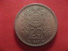 Monaco - 20 Francs 1947 Louis II 1357 - 1960-2001 Nouveaux Francs