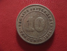 Straits Settlements - 10 Cents 1891 Victoria 1648 - Malaysie