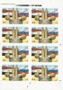 EGYPT VERY RARE UNCUT SOUVENIR SHEET 2014 - 50 YEARS NILE RIVER DIVERSION EGYPT & RUSSIA 8 SOUVENIR SHEET UNCUT MNH - Unused Stamps