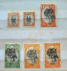 Somali Coast 1902 Inverted Center - Perf. #58 + 60/63 + 2 Diff Color 63 - Mint Hinged - Camels Warriors - Ungebraucht