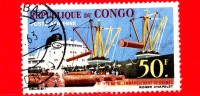 CONGO - Usato - 1962 - Pointe-Noire - Caricamento In Legno - Fiera - 50 - Usados