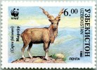 N° Yvert 61AA - Timbre D´Ouzbékistan (1995) - MNH - WWF - La Chèvre Markhor (Sur Un Rocher) (JS) - Ouzbékistan