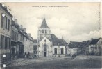 NORD PAS DE CALAIS - 62 - PAS DE CALAIS - ARDRES - Place D'Armes Et Eglise - Trous De Classeur - Côté Gauche - Ardres