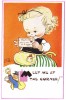 Mabel Lucie Attwell 'Meet Me At The Corner!' Unused - Valentine's - Cute Little Girl - Attwell, M. L.