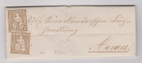 Heimat AG AUW 1867-12-17 Lang-Stempel Auf Brief Nach Aarau Mit 2 X 5 Rp Sitzende - Covers & Documents