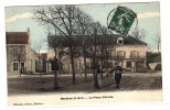 MANDRES LES ROSES (94) - La Place D' Armes - Carte Colorisée - Ed. Thibault, Mandres - Mandres Les Roses