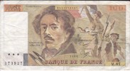 BILLETE DE FRANCIA DE 100 FRANCOS DEL AÑO 1984 DE DELACROIX SERIE M (BANKNOTE) - 100 F 1978-1995 ''Delacroix''