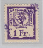 Heimat AG Bremgarten 1928 1 Fr. Fiskalmarke Gebührenmarke - Steuermarken