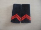 Paire De Fourreaux D Epaulettes Caporal Pompiers - Feuerwehr