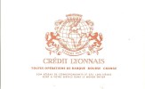 Buvard. Crédit Lyonnais Toutes Opérations De Banque Bourse Change - Bank En Verzekering