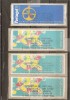 Portugal - Filatelia - 4 Selos Mecânicos - Stamps - Timbres - Philately - Philatélie - Verzamelingen