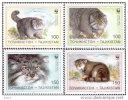 Tajikistan Tadjikistan 1996 Wild Cats, Mi 94-97, MNH(**) - Tadschikistan