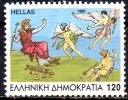 GREECE 1995 Jason And The Argonauts - 120d.   - Phineas (blind Seer), God Hermes And The Voreadae Pursuing Harpies  MH - Neufs