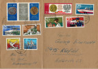 DDR   BUSTA  CON  SERIE COMPLETE    1970    (VIAGGIATA) - Enveloppes - Oblitérées