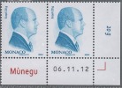 ** MONACO 2012 DUO  S.A.S. BLEU  NEUFS  **A27** - Unused Stamps