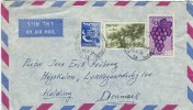 Israel - Cover Sent To Denmark 1958.   # 387 # - Storia Postale