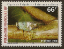 FRENCH POLYNESIA 1996 66f Cicada SG761 UNHM #OQ135 - Unused Stamps