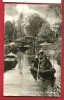 HAG-15  Giethoorn  Men On Boat. Mention Hotel De Waterlelie. Not Circulated - Giethoorn