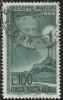 ITALIA REPUBBLICA ITALY REPUBLIC 1955 POSTA AEREA AIR MAIL GIUSEPPE MAZZINI USATO USED OBLITERE´ - Poste Aérienne