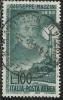 ITALIA REPUBBLICA ITALY REPUBLIC 1955 POSTA AEREA AIR MAIL GIUSEPPE MAZZINI USATO USED OBLITERE´ - Airmail