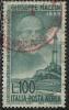 ITALIA REPUBBLICA ITALY REPUBLIC 1955 POSTA AEREA AIR MAIL GIUSEPPE MAZZINI USATO USED OBLITERE´ - Poste Aérienne