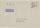 SVIZZERA - SUISSE - HELVETIA - 1988 - Airmail - Red Cancel, EMA + Annullo Bureau International Du Travail - Viaggiata... - Affranchissements Mécaniques