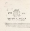 J1362 - Czechoslovakia (1945-79) Control Imprint Stamp Machine (R!): 1255-1955; Banska Bystrica - 700 Years City - Proofs & Reprints