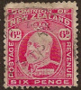 NZ 1909 6d KEVII P14x13.5 SG 403 U #OK21 - Gebruikt