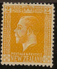 NZ 1915 2d Orange-yellow SG 448b HM #OK62 - Ungebraucht