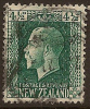 NZ 1915 4 1/2d Green P14x14.5 SG 423a U #OK45 - Used Stamps