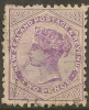 NZ 1882 2d Lilac SSF SG 188d U #OI164 - Gebraucht