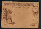 FAMOUS INDIAN CHIEFS - Carnet De 20 Portraits De CHEFS INDIENS-voir 6  Scans -PAYPAL SANS FRAIS - Indianer