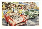 LES 24 HEURES DU MANS 1961 - Derniers Préparatifs Avant Le Départ - Illustrateur ALDÉ - Le Mans