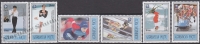 Azerbaidjan - Azerbaijan - Azerbaycan 1995 Yvert 196-201, Lillehammer Winter Olympic Games, Medallists - MNH - Aserbaidschan