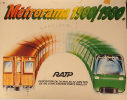 Affichette METRORAMA - RATP - 1980 - Eisenbahnverkehr