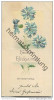Herzlichen Glückwunsch Zum Geburtstage - Kornblumen - Prägedruck - 6cm X 11cm - Beschrieben 1896 - Birth & Baptism